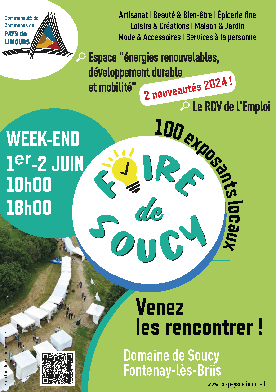 Affiche Foire de Soucy 2024