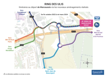 Carte Depuis MARCOUSSIS