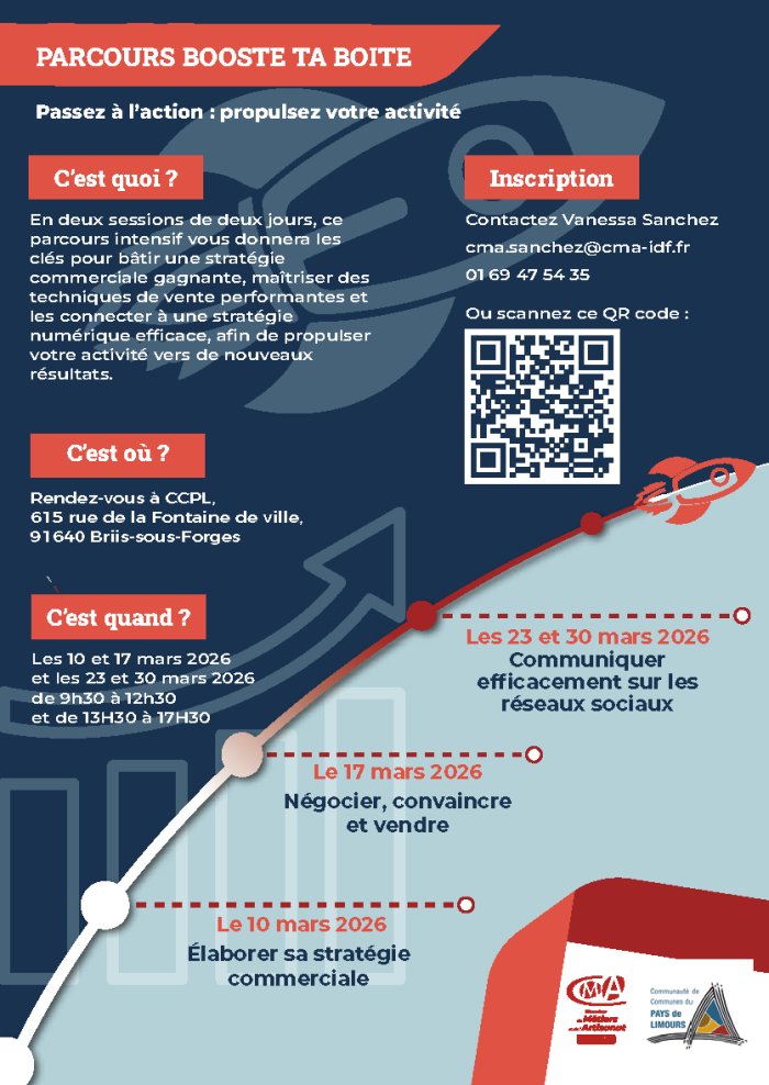 Booste ta boîte, mars 2026