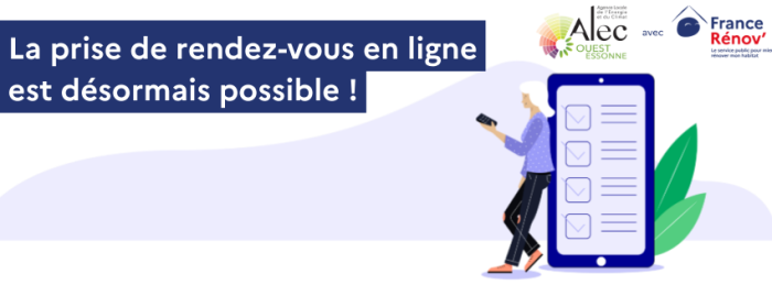 Prise de rendez-vous en ligne : ALEC Ouest Essonne