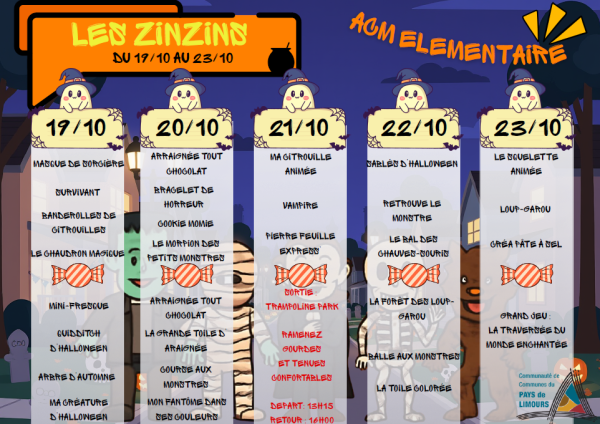 Programme des activités