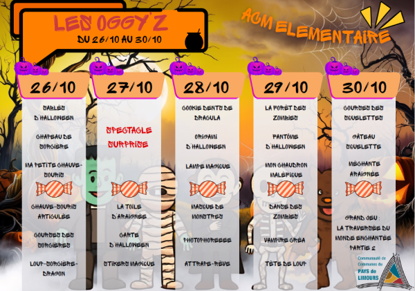 Programme des activités
