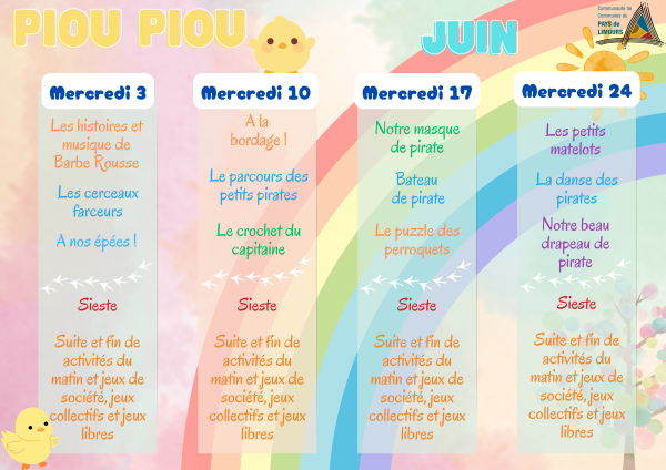 ACM Maternel Juin 2026 - Piou Piou