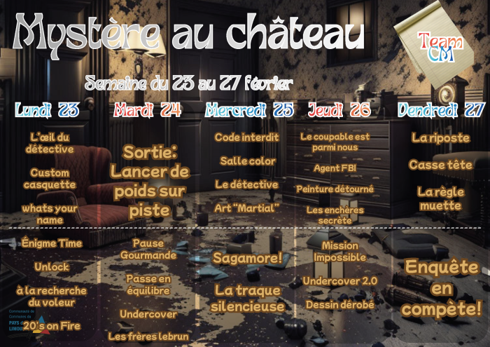 Mystère au Château - CM 1