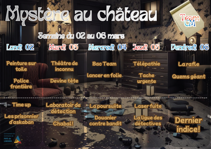 Mystère au Château - CM 2