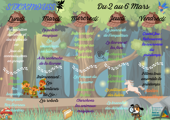 Vacances d&aposhiver 2026 Stickmouss - 2