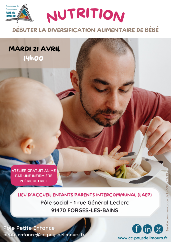 Atelier nutrition - avril 2026