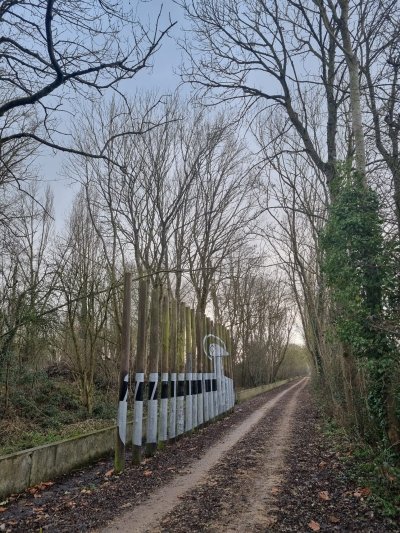 Fresque aérotrain Véloscénie