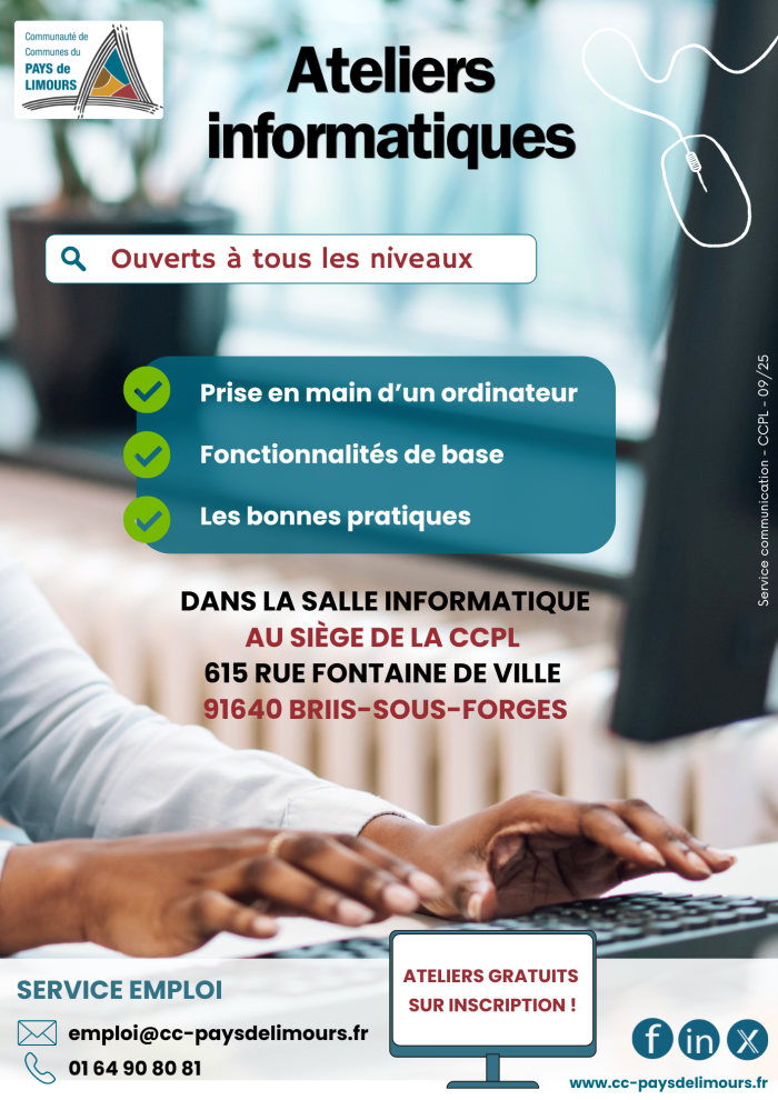 Ateliers informatiques CCPL 2025