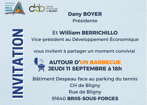 Invitation Barbecue - rencontre entreprises 11 septembre