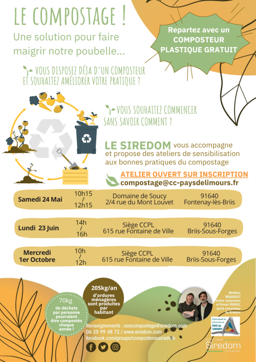 Atelier compostage - juin et octobre 2025